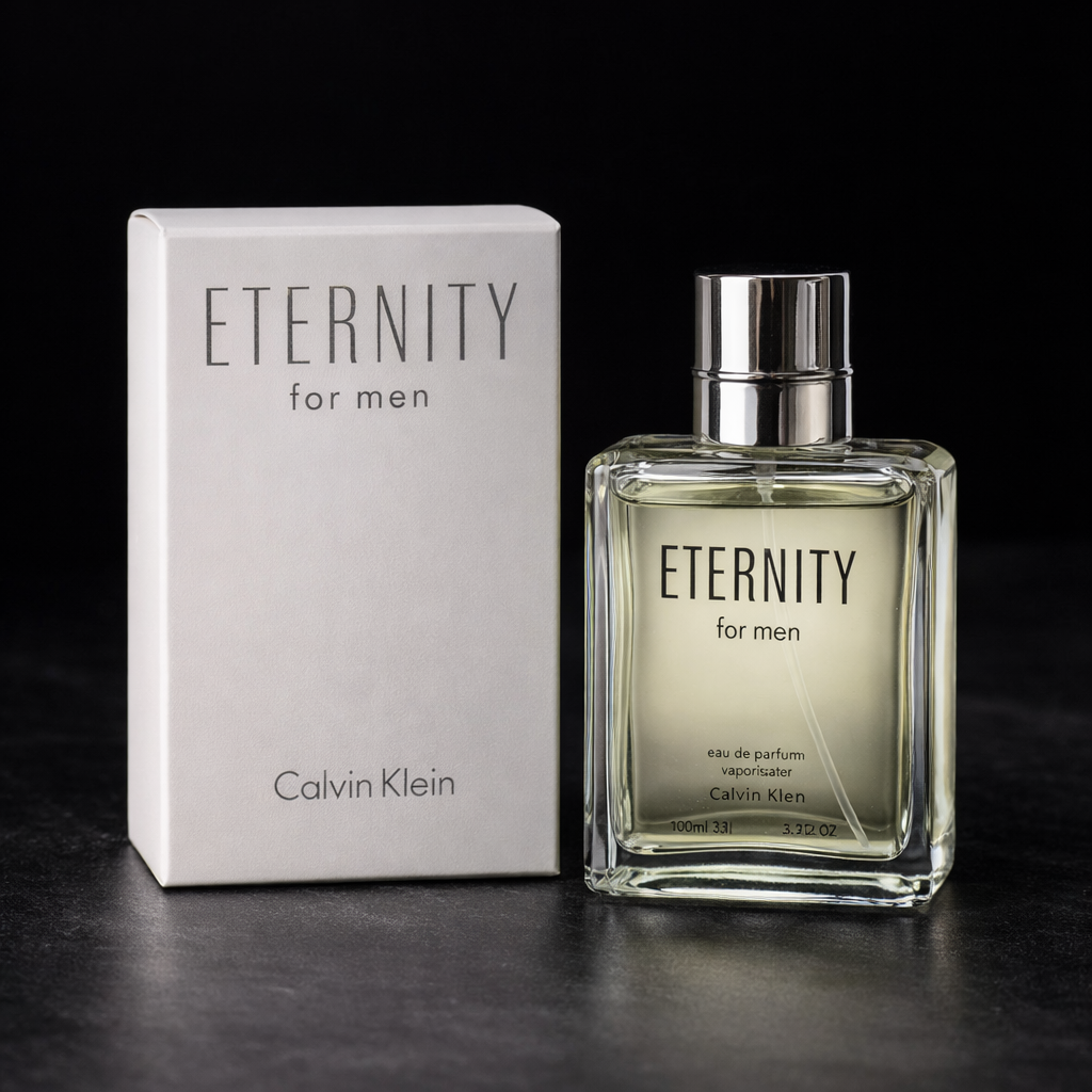 Calvin Klein Eternity for Men Eau De Parfum ? Luxury Long-Lasting Fresh & Woody Premium Fragrance Spray - 100ml