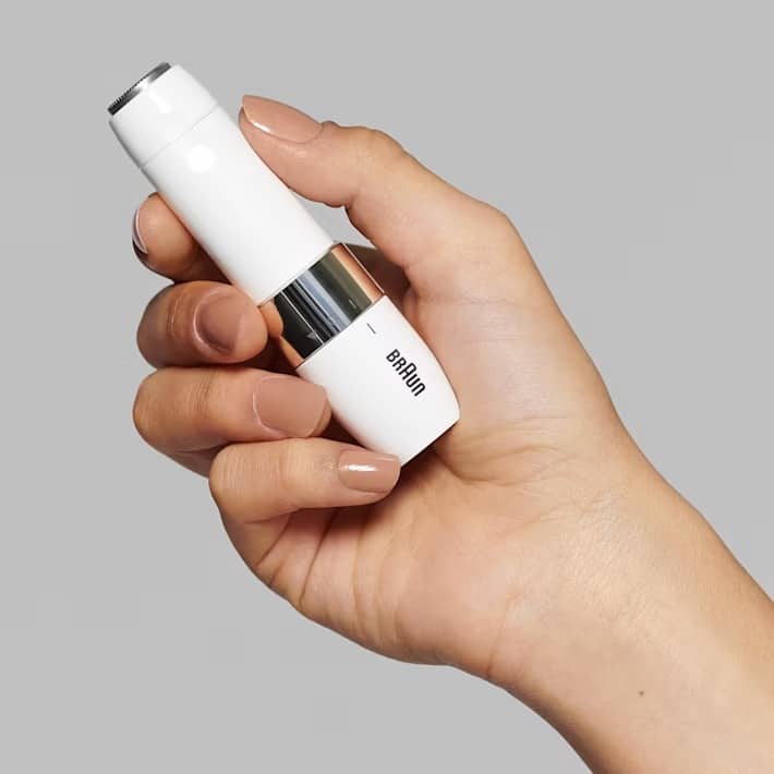 Braun Face Mini Hair Remover FS1000 with Smartlight ? Electric Facial Hair Remover for Women