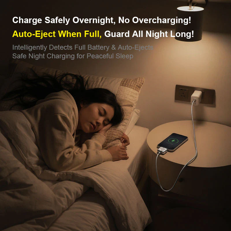 Autopop AI Charger | Smart Fast Charging Adapter for iPhone & Android | Intelligent USB Charger